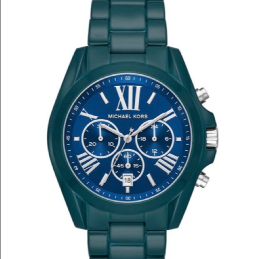 🎁 New‼️Never Used ‼️ Michael Kors Teal&blue Tone